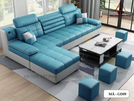 Bộ Bàn Ghế Sofa Gia Đình - Mã GĐ09-3