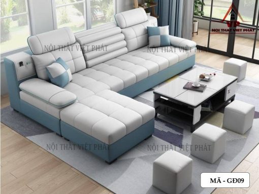 Bộ Bàn Ghế Sofa Gia Đình - Mã GĐ09