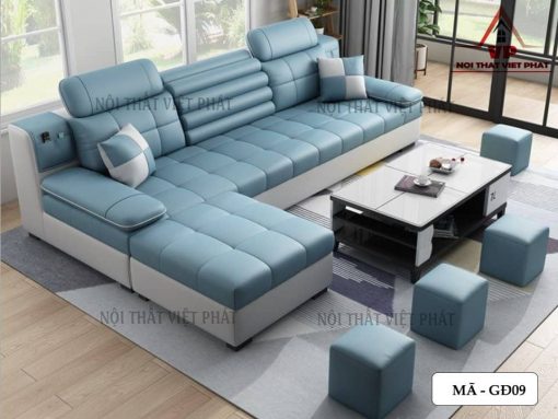 Bộ Bàn Ghế Sofa Gia Đình - Mã GĐ09-8