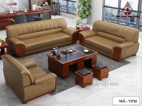 Bộ Sofa Văn Phòng Cao Cấp - Mã VP24-4