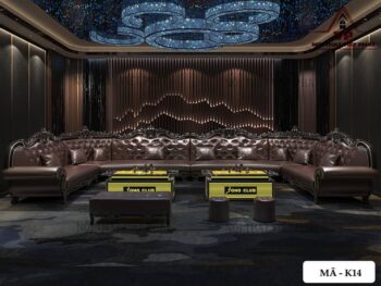 Ghế Sofa Karaoke Cao Cấp Tân Cổ Điển - Mã K14-2