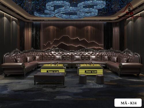 Ghế Sofa Karaoke Cao Cấp Tân Cổ Điển - Mã K14-2