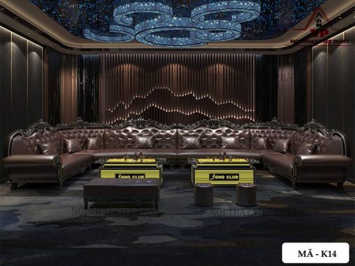 Ghế Sofa Karaoke Cao Cấp Tân Cổ Điển - Mã K14-2