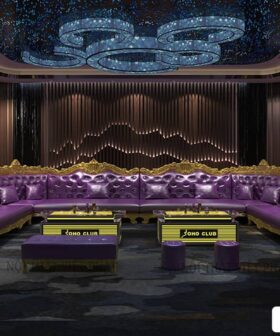Ghế Sofa Karaoke Cao Cấp Tân Cổ Điển - Mã K14