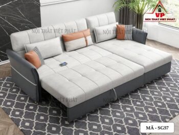 Ghế Sofa Thông Minh Cho Phòng Khách Bọc Da - Mã SG57-1