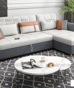 Ghế Sofa Thông Minh Cho Phòng Khách Bọc Da - Mã SG57-2
