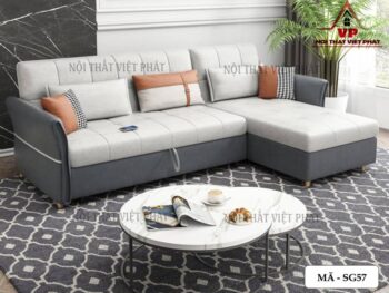 Ghế Sofa Thông Minh Cho Phòng Khách Bọc Da - Mã SG57-2