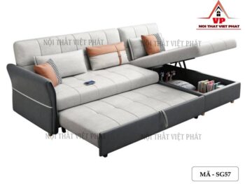 Ghế Sofa Thông Minh Cho Phòng Khách Bọc Da - Mã SG57-3