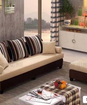 Sofa Chung Cư Vải Nhỏ Gọn - Mã CH12-5