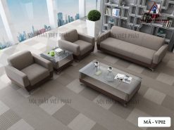 Sofa Văn Phòng Vải Đẹp - Mã VP02-1