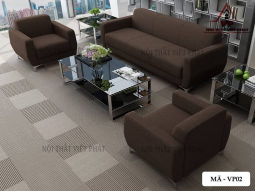 Sofa Văn Phòng Vải Đẹp - Mã VP02-3