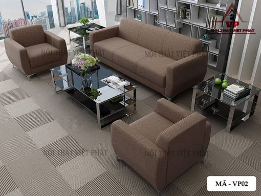 Sofa Văn Phòng Vải Đẹp - Mã VP02-4