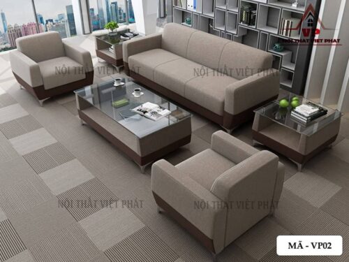 Sofa Văn Phòng Vải Đẹp - Mã VP02