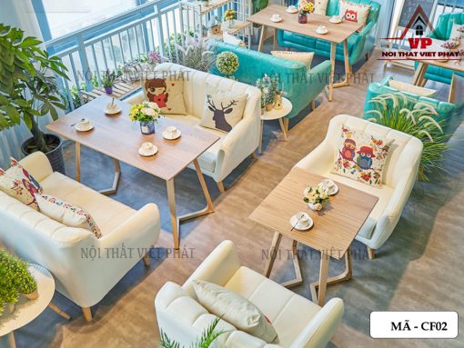 Bàn Ghế Cafe Đẹp - Mã CF02-3