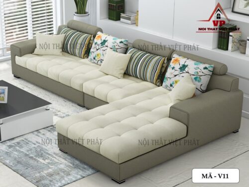 Bàn Ghế Sofa Nỉ - Mã V11-2