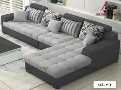 Bàn Ghế Sofa Nỉ - Mã V11-3