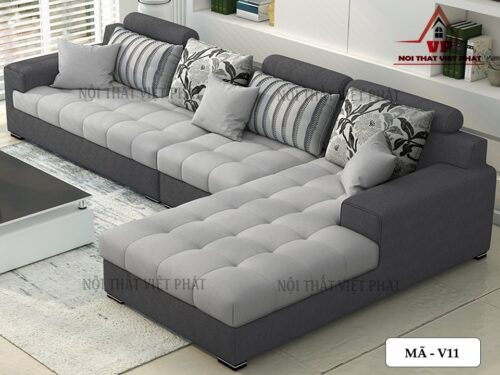 Bàn Ghế Sofa Nỉ - Mã V11-3
