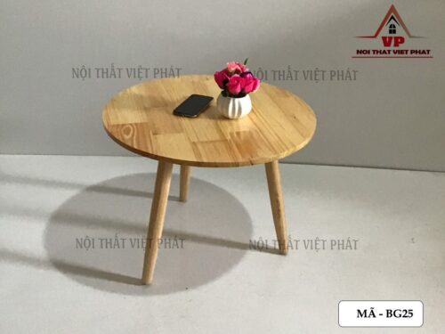 Bàn Tròn Gỗ - Mã BG25-1