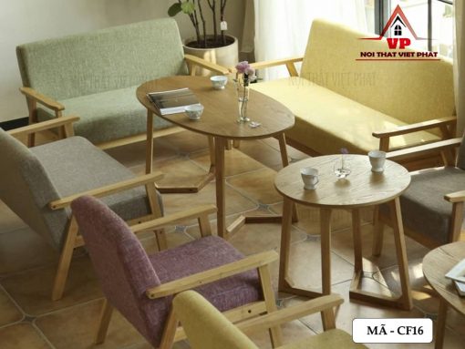 Bộ Bàn Ghế Cà Phê Đẹp - Mã CF16-1