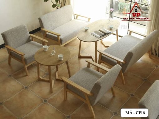 Bộ Bàn Ghế Cà Phê Đẹp - Mã CF16-3