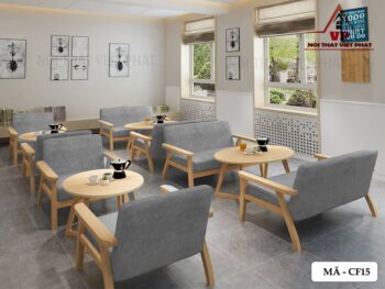 Bộ Bàn Ghế Sofa Cafe - Mã CF15-2