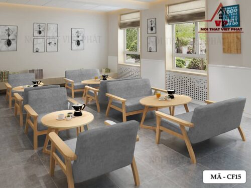 Bộ Bàn Ghế Sofa Cafe - Mã CF15-2