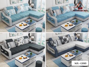 Bộ Sofa Gia Đình - Mã GĐ03-2