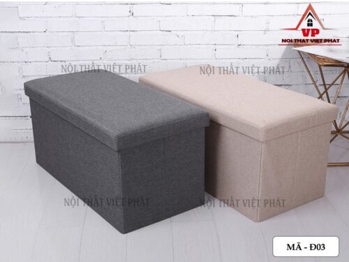 Ghế Đôn Sofa Chữ Nhật - Mã Đ03-3