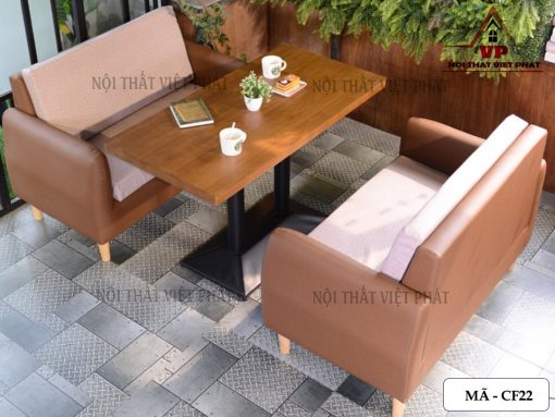 Ghế Sofa Cafe Giá Rẻ - Mã CF22-3