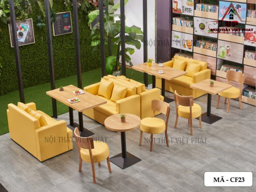 Ghế Sofa Dài Cafe - Mã CF23-3