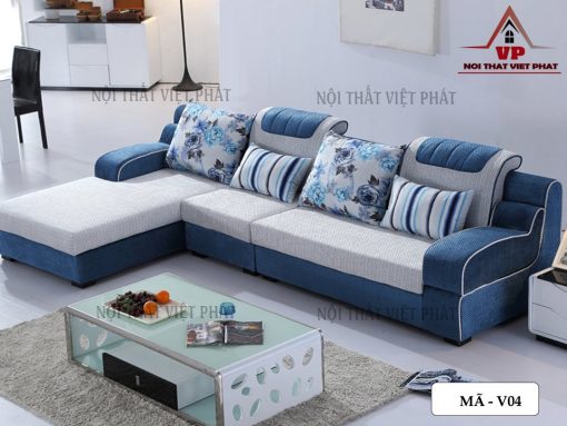 Ghế Sofa Nỉ Đẹp Hiện Đại - Mã V04