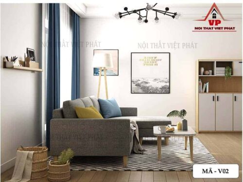 Ghế Sofa Nỉ - Mã V02-3