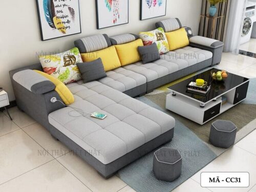 Ghế Sofa Phòng Khách Đẹp Cao Cấp Giá Rẻ -Mã CC31-2