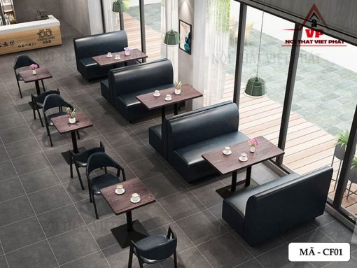 Ghế Sofa Quán Cafe Giá Rẻ - Mã CF01-1