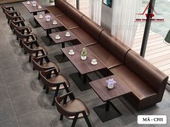 Ghế Sofa Quán Cafe Giá Rẻ - Mã CF01-2