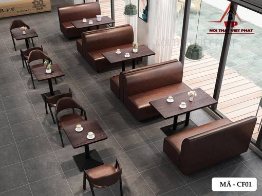 Ghế Sofa Quán Cafe Giá Rẻ - Mã CF01-3