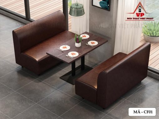 Ghế Sofa Quán Cafe Giá Rẻ - Mã CF01-5