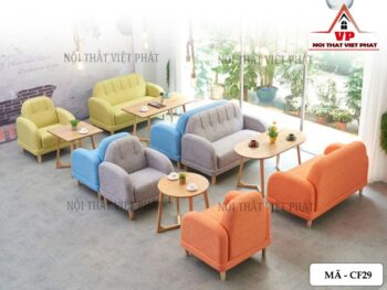 Ghế Sofa Quán Cafe - Mã CF29-2