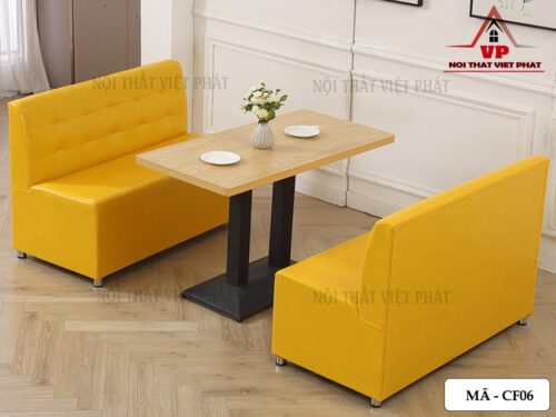 Ghế Sofa Quán Trà Sữa -Mã CF06-2
