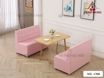Ghế Sofa Quán Trà Sữa -Mã CF06-3