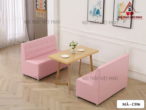Ghế Sofa Quán Trà Sữa -Mã CF06-3