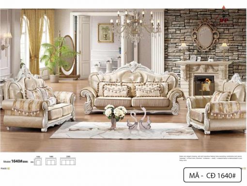 Ghế Sofa Tân Cổ Điển - Mã CĐ1640