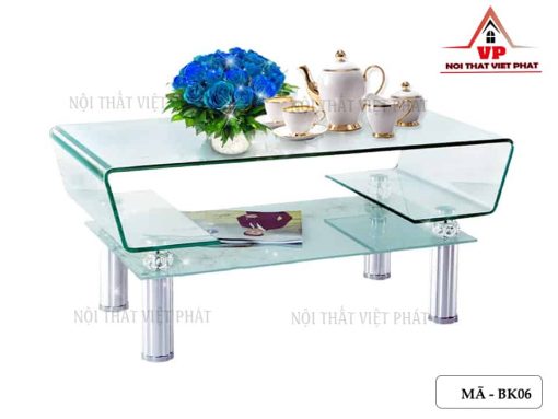 Mẫu Bàn Trà Kính - Mã BK06