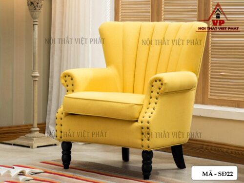 Mẫu Ghế Sofa Đơn Tân Cổ Điển Đẹp - Mã SĐ22-5