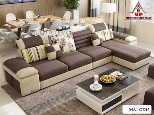 Mẫu Sofa Gia Đình Vải - Mã GĐ13-1