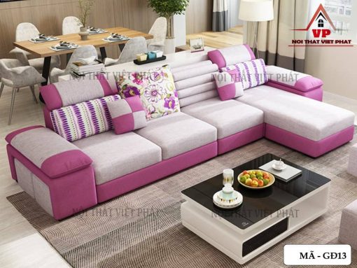 Mẫu Sofa Gia Đình Vải - Mã GĐ13-2