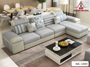 Mẫu Sofa Gia Đình Vải - Mã GĐ13-4