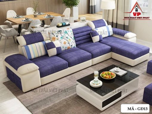 Mẫu Sofa Gia Đình Vải - Mã GĐ13-5