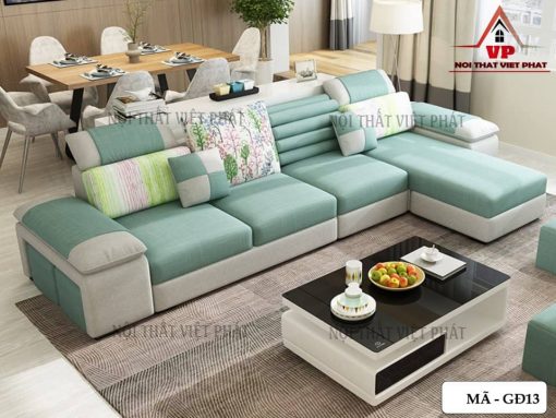 Mẫu Sofa Gia Đình Vải - Mã GĐ13-6