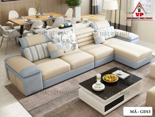 Mẫu Sofa Gia Đình Vải - Mã GĐ13-7